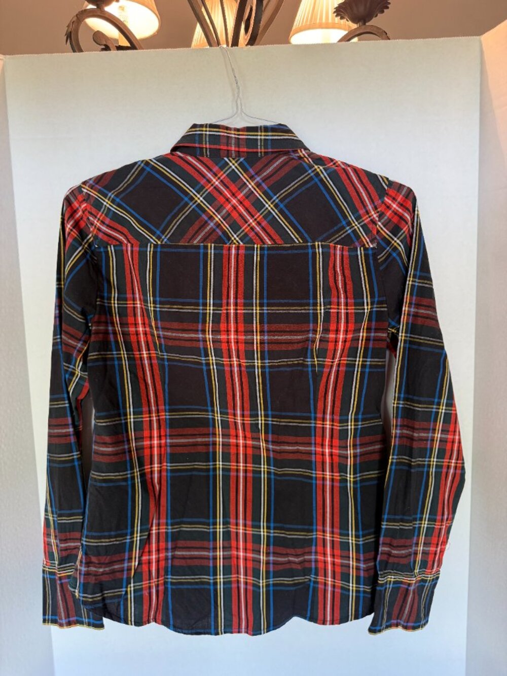 J Crew Slim size 8 Tartan Plaid button down Women's Shirt A-027 - Picture 2 of 3